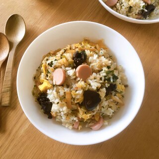 常備菜でパパッと♡鶏レバー炒飯♪